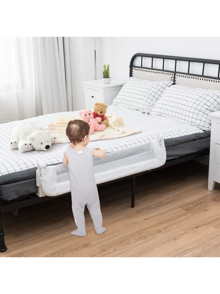 COSTWAY Bettgitter in Weiß günstig kaufen 105 x 40 cm