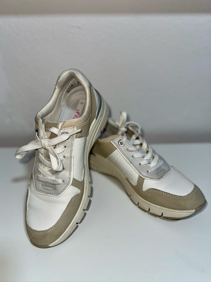 S. Oliver Sneakers in Weiß/ Beige günstig kaufen 38