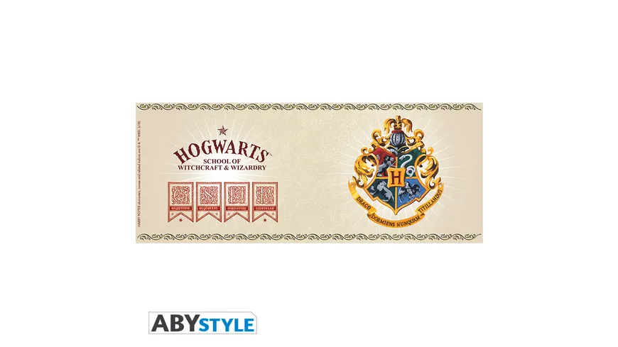 Harry Potter Hogwarts 4 Houses Tasse