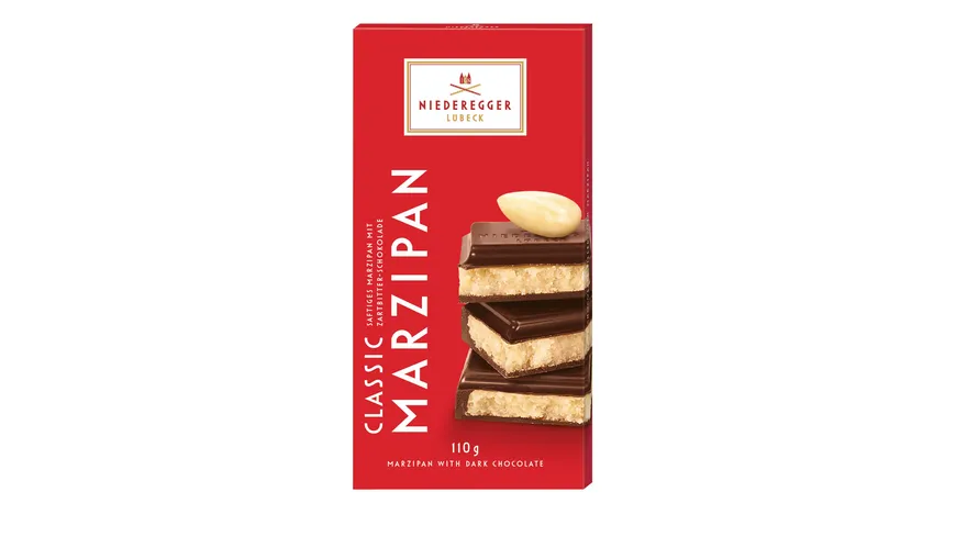 Niederegger Marzipan Tafel-Schokolade Classic Zartbitter 110 g