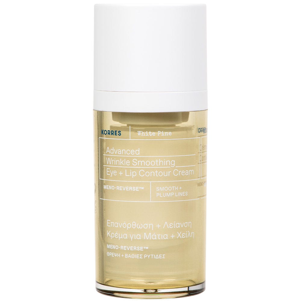 Korres White Pine Meno-Reverse™ Glättende Augen- und Lippenkonturcreme 15 ml