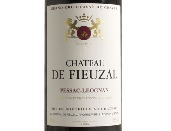 Château de Fieuzal Rouge 2005,cru Classé de Graves Bordeaux Pessac-Léognan