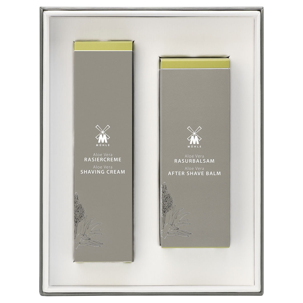 Rasiercreme und After Shave Balm mit Aloe Vera