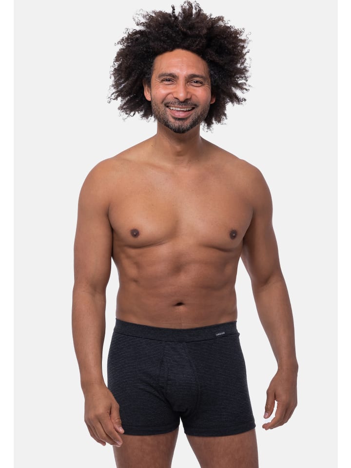 Ammann Retro Short / Pant Jeans Feinripp in Dunkelgrau günstig kaufen