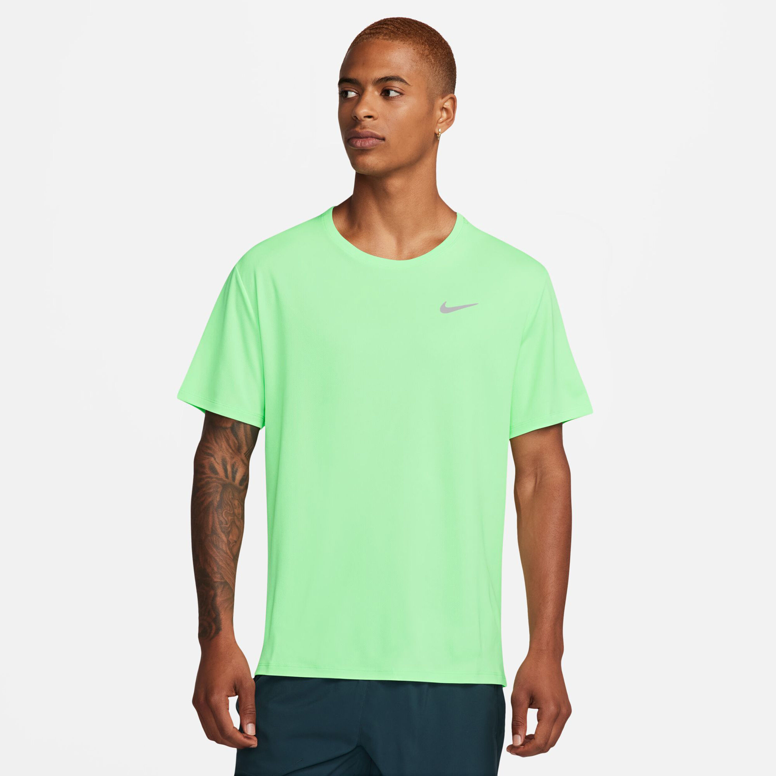 Dri-Fit Miler Dri-Fit Miler UV Laufshirt Herren - Mint