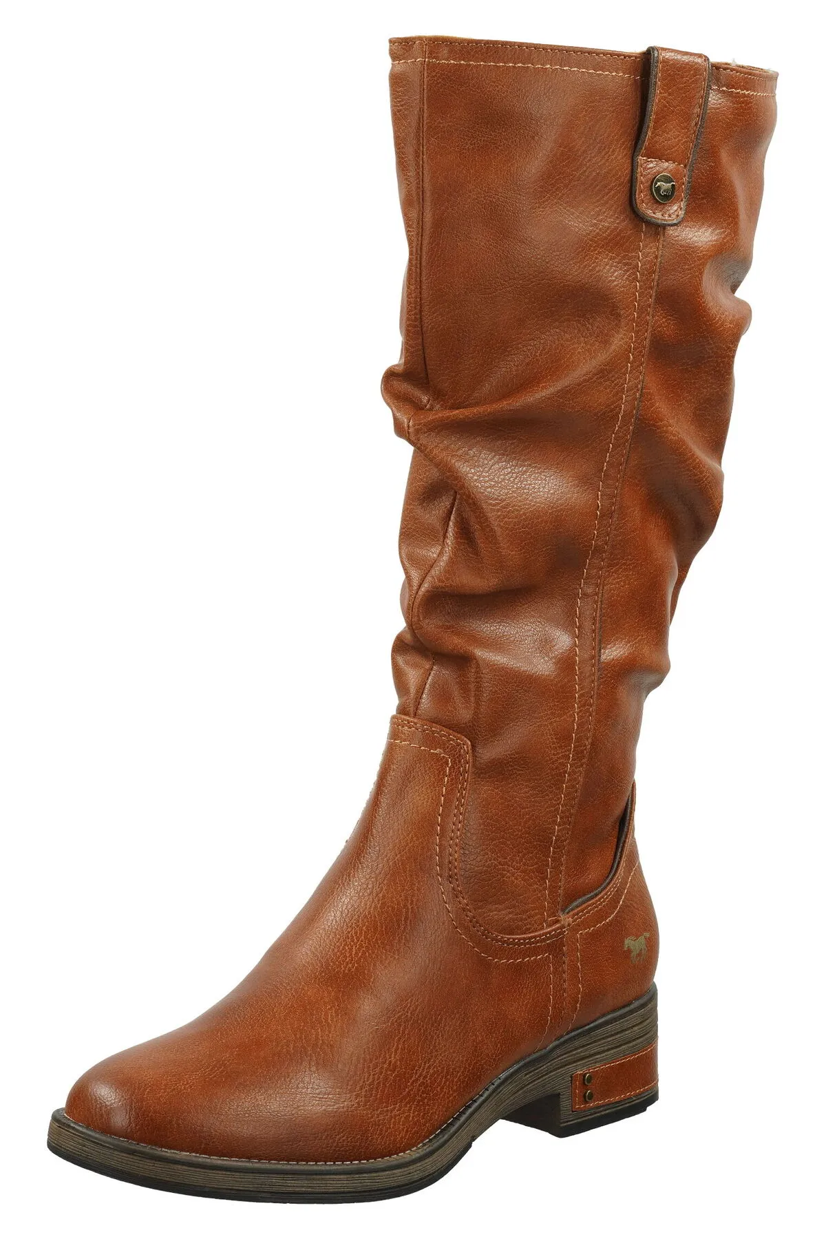 Mustang  Stiefel - Braun - Blockabsatz