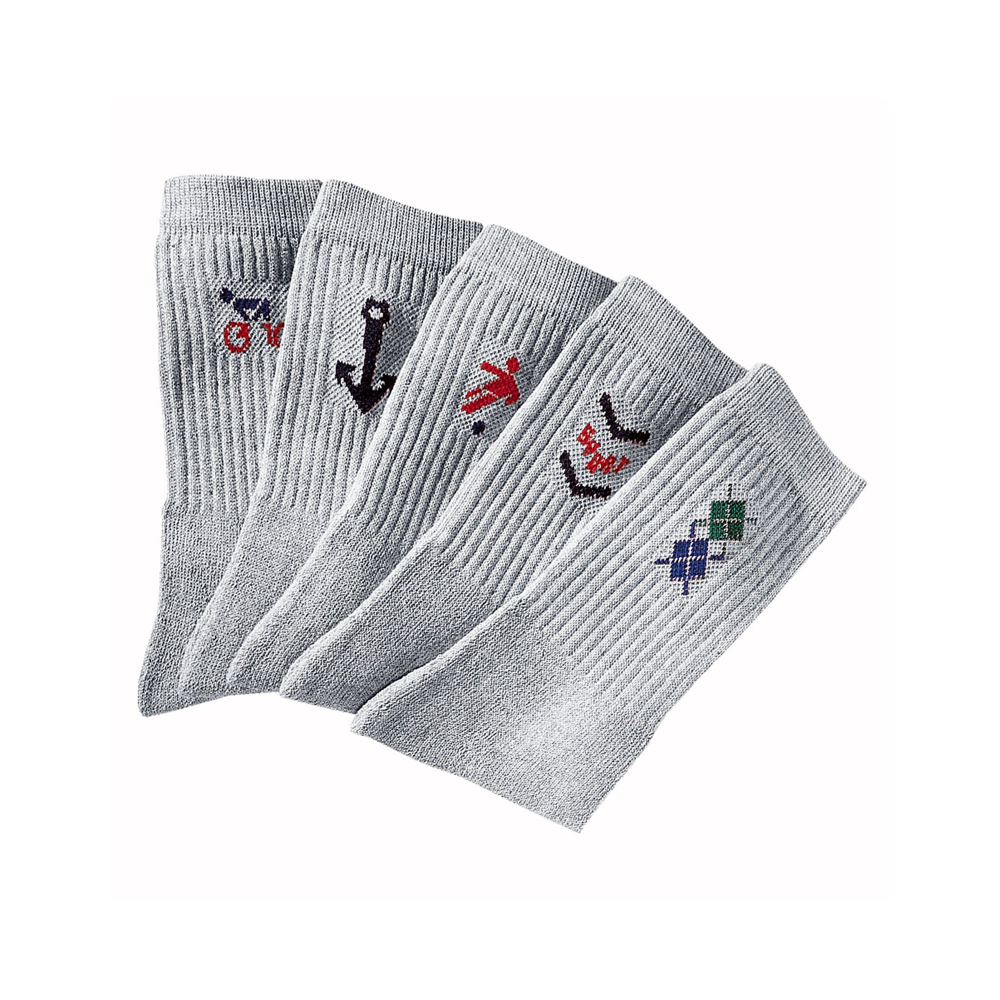 Mi-chaussettes motifs sport