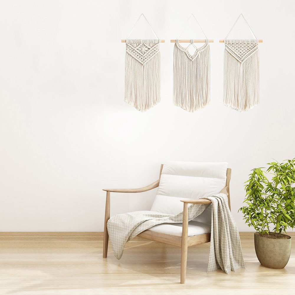 Wandteppich Wandbehang,Wandteppich Boho Deko,Große Handgewebt Tapisserie, Questive