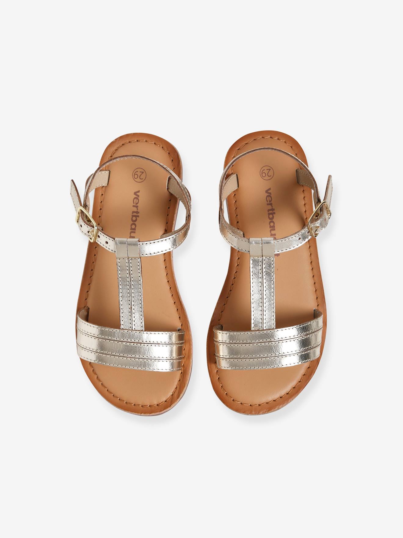 Vertbaudet Mädchen Sandalen - silber