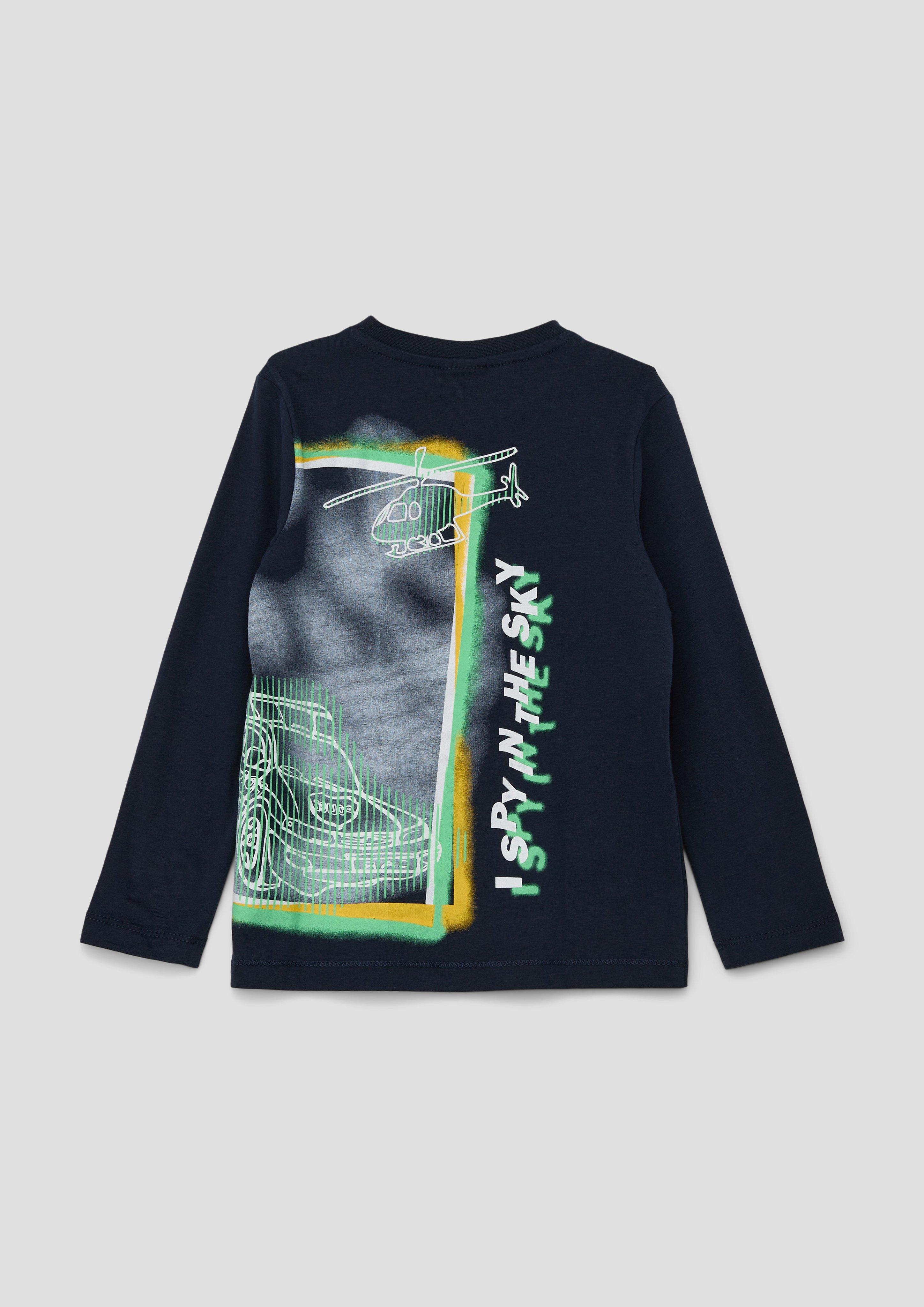 Longsleeve mit umlaufendem Print  2134227-5952