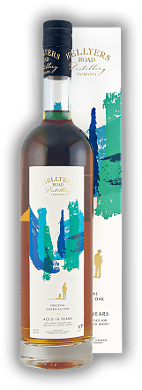 Hellyers Road Original American Oak 18 Years 56,4% Hellyers Road Original American Oak 18 Years 56,4% Eine auf insgesamt 197 Flaschen limitierte Exklusivabfüllung aus dem First Fill Bourbon Cask. Alter 18 J. - 0,7	 Liter - Vol 56,4%