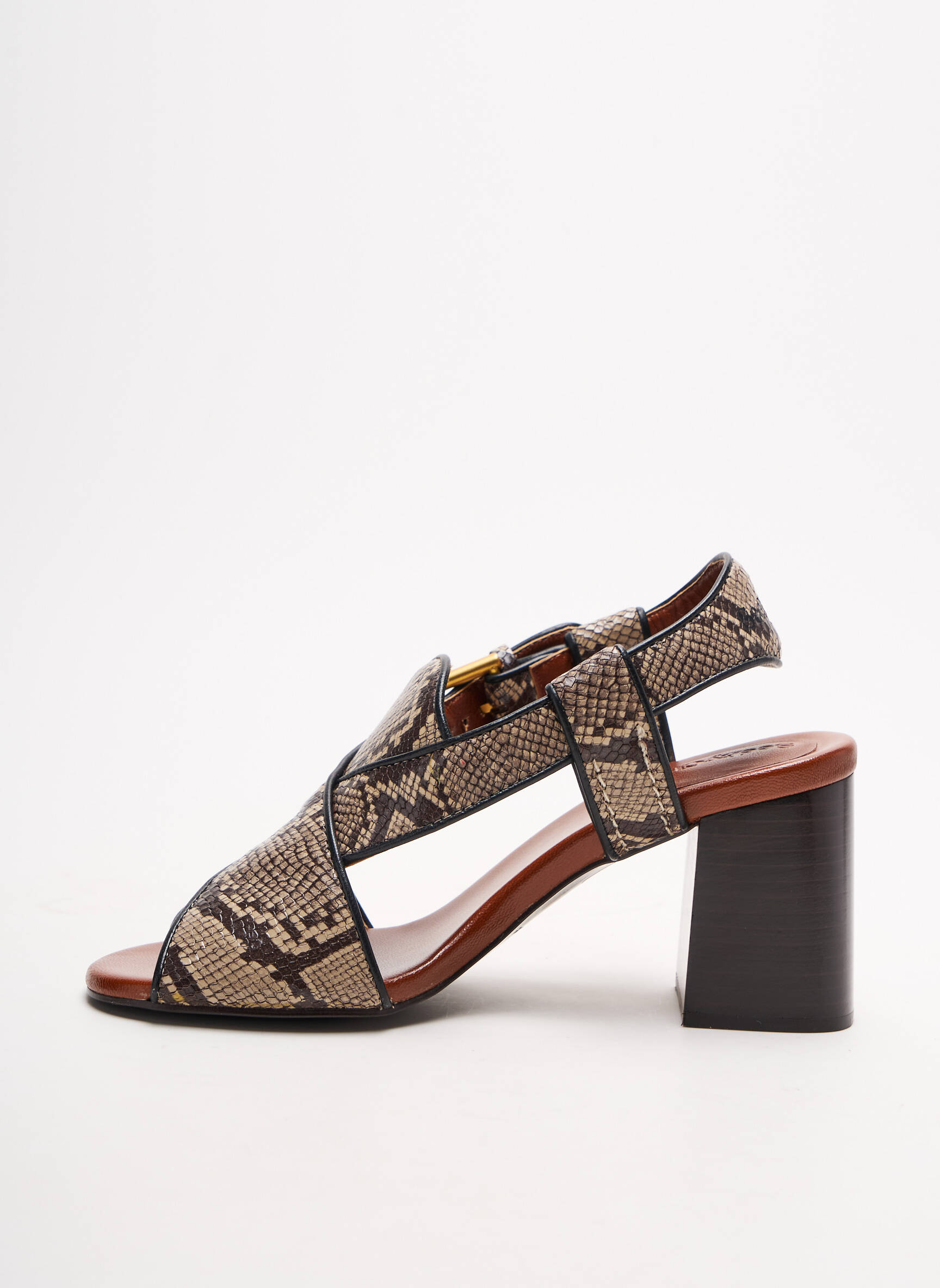 See By Chloe Sandales Nu Pieds Femme couleur marron