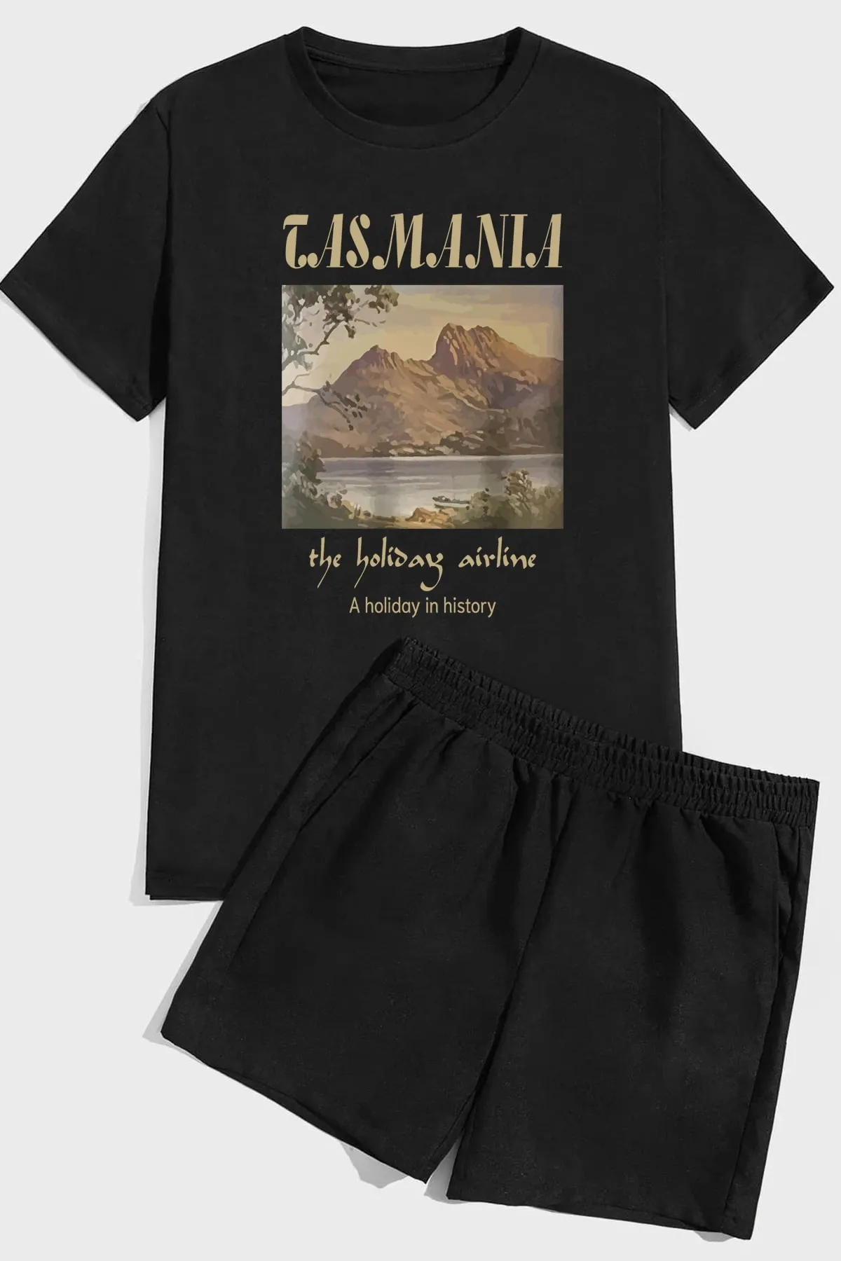 uyguntarz  Shorts-Set mit Tasmania-Print
