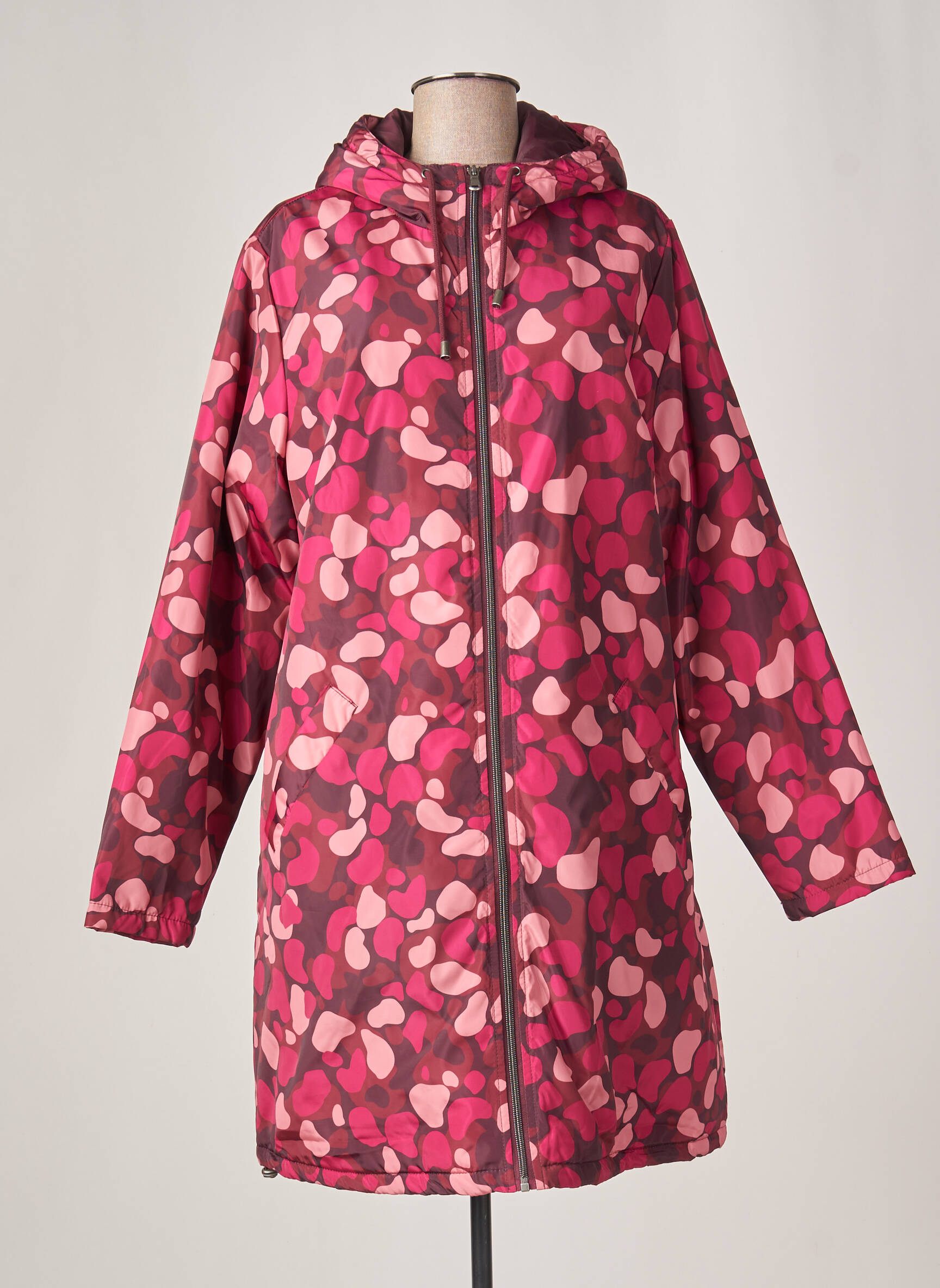 Ciso Parkas Femme couleur rose