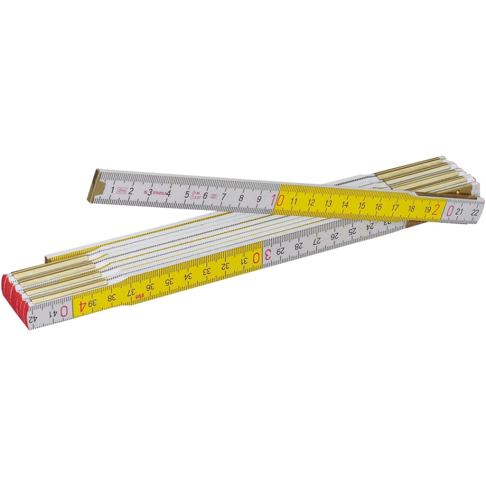 Riglă pliabilă din lemn Stabila 01128 Tip 617, 2 m