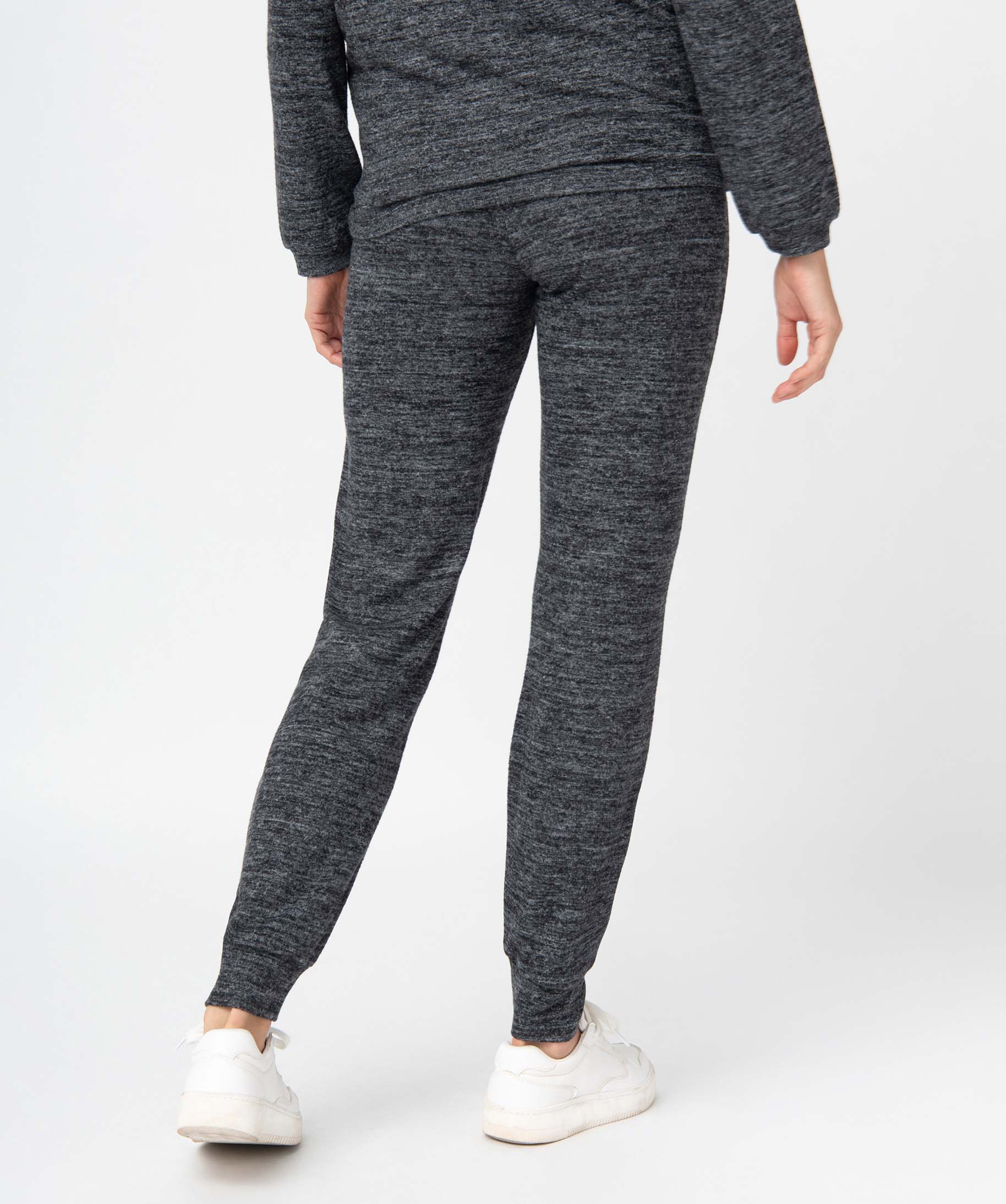 Pantalon de grossesse jogger en maille douce gris | GEMO
