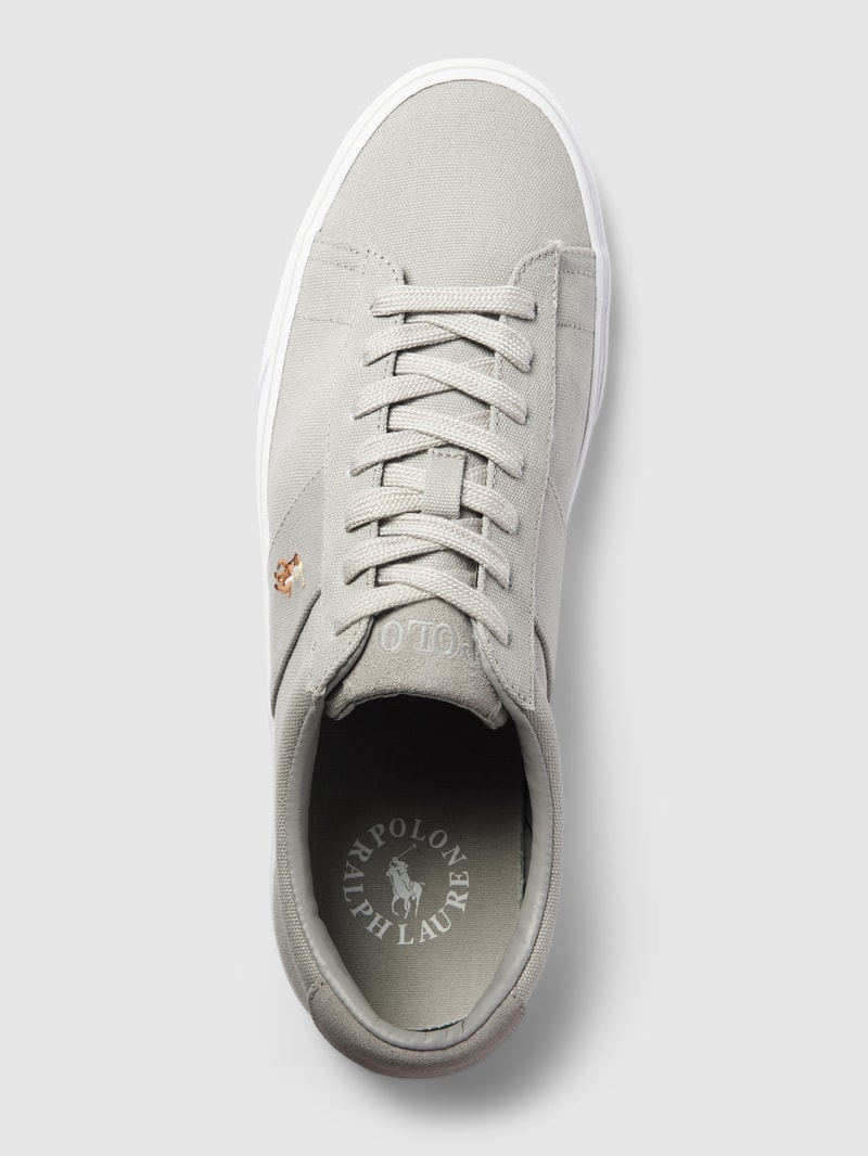 Sneaker mit Motiv-Stitching Modell 'SAYER' in hellgrau