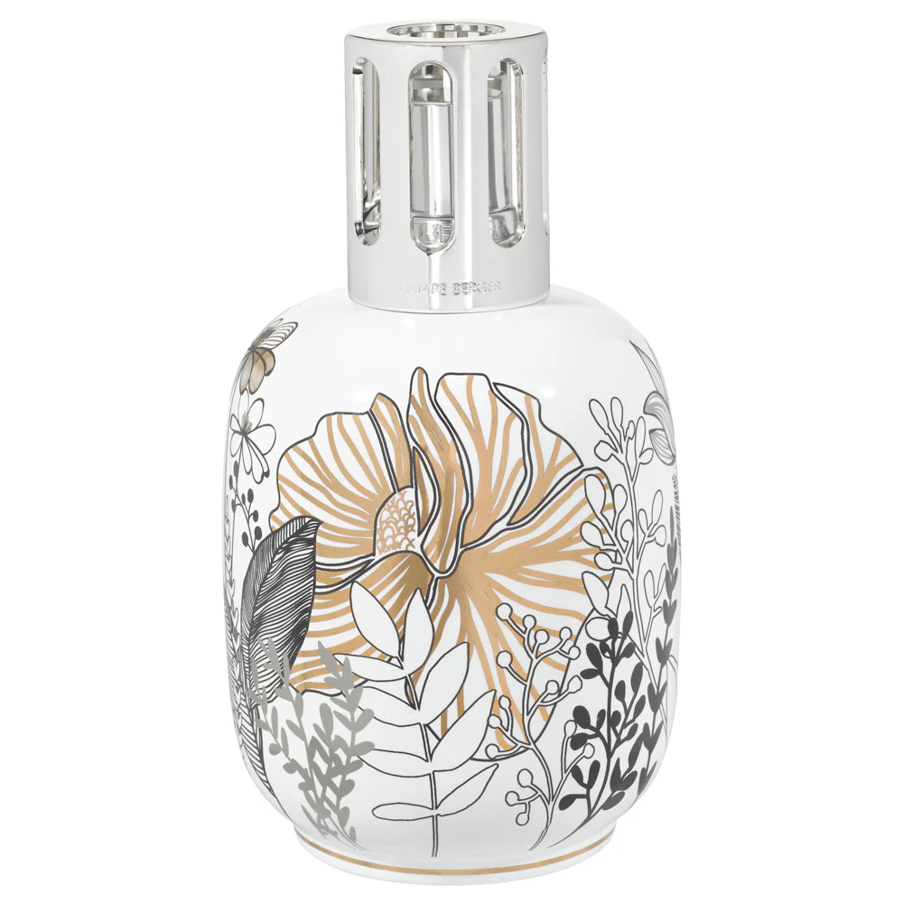 Lampe PORCELLANA VEGETALE Blanche - Katalytisk lampe