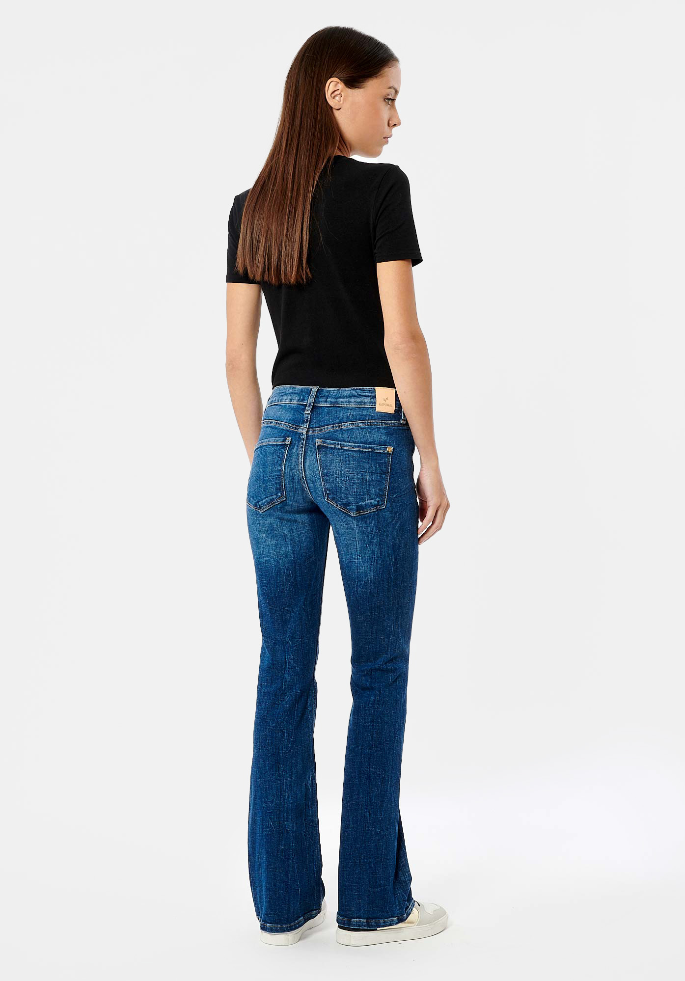 LUCKY  Jean bootcut bleu Femme