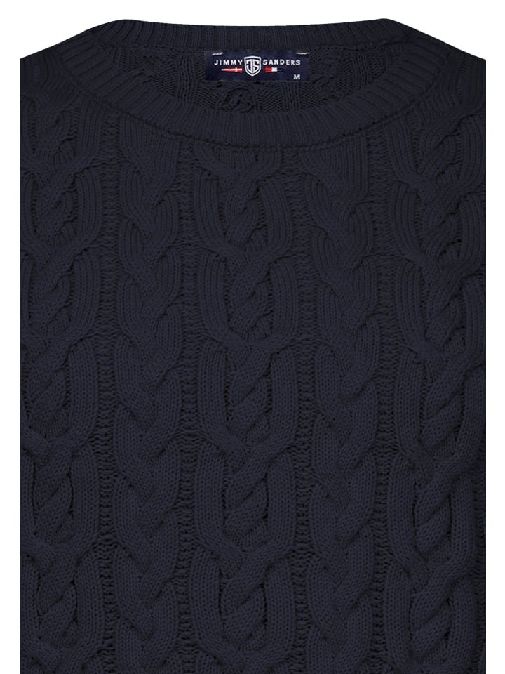 JIMMY SANDERS Pullover Mit Rundhalsausschnitt in navy günstig kaufen