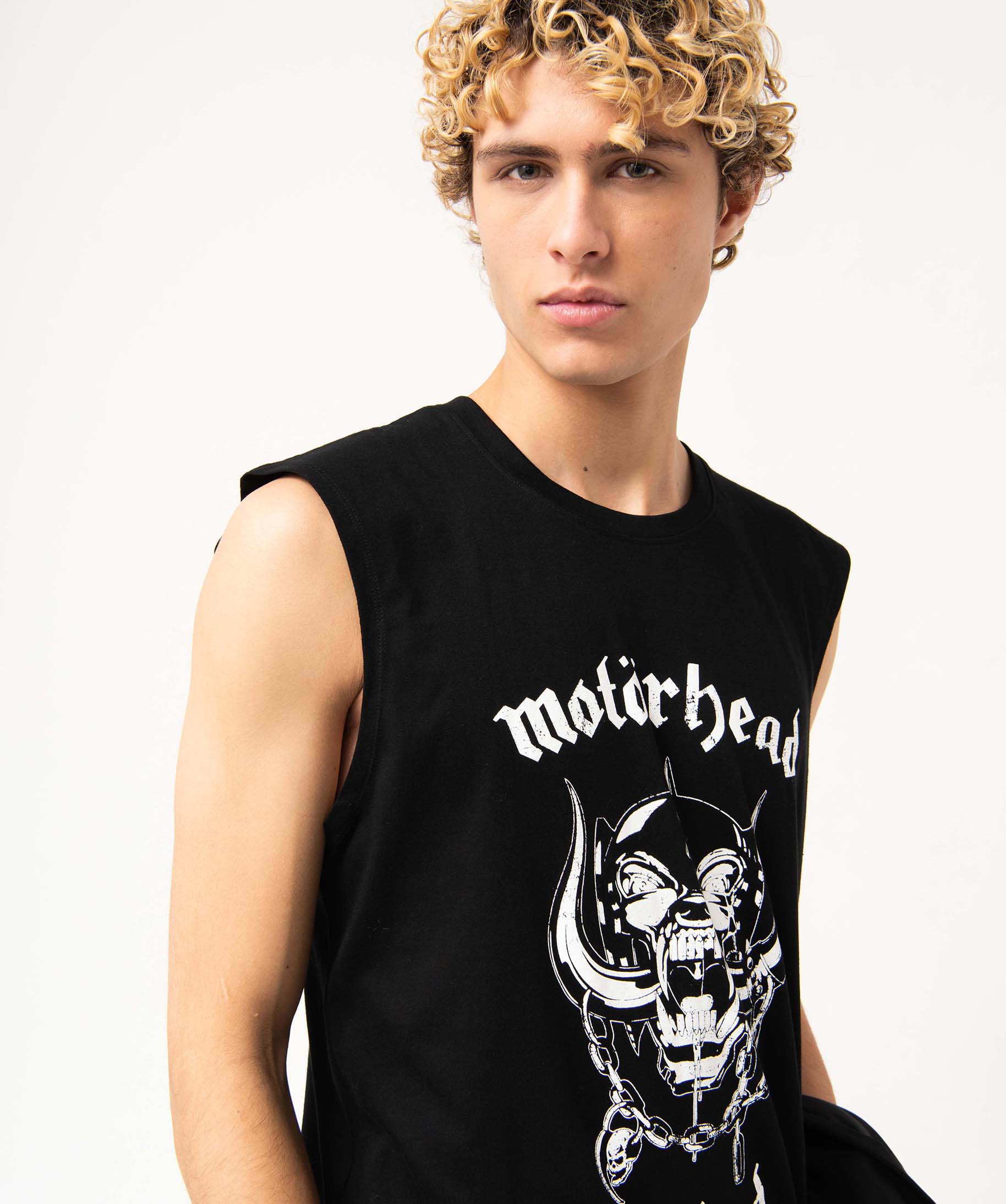 Tee-shirt homme sans manches imprimé - Motrhead noir | GEMO