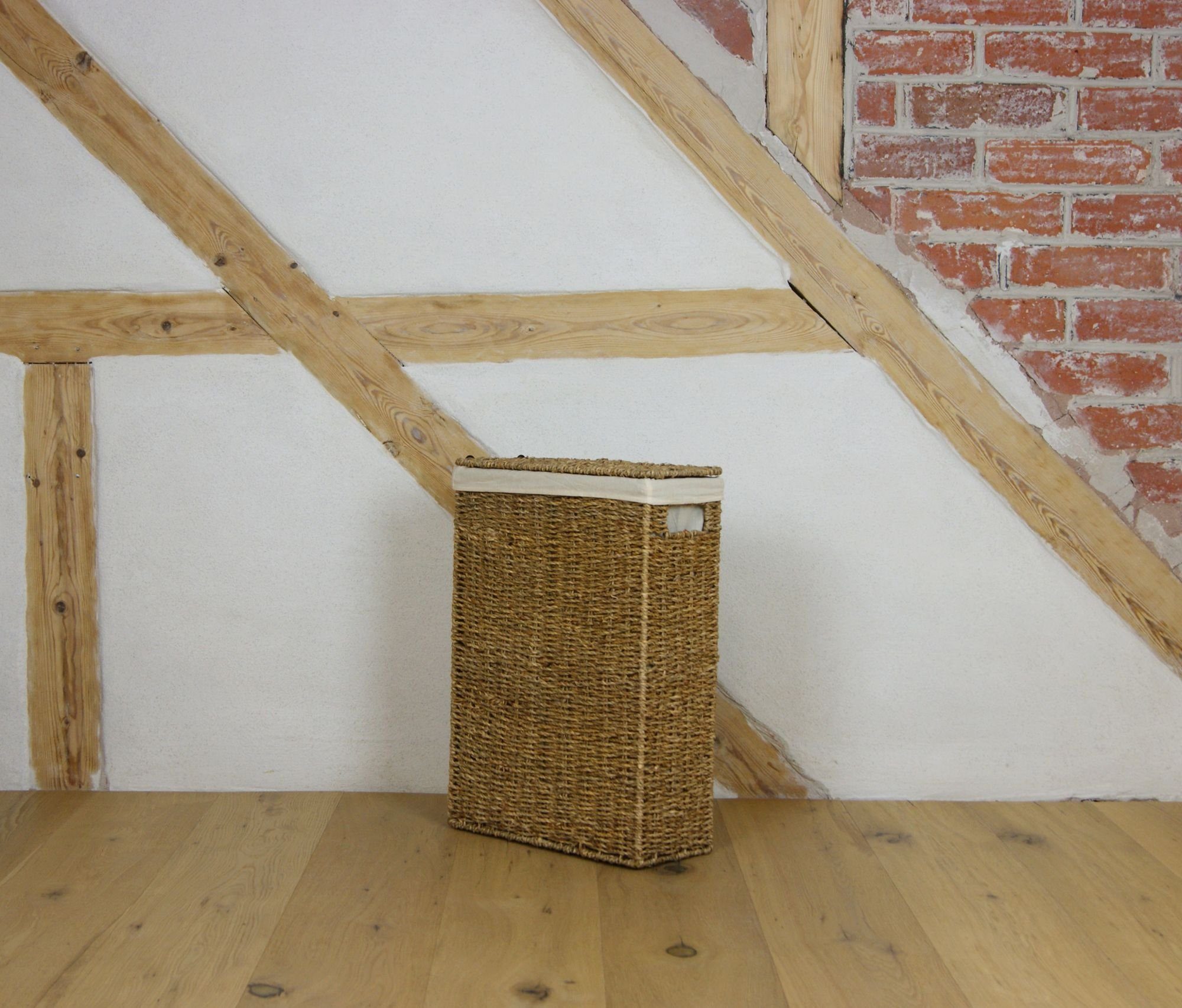 animal-design Wäschetonne, Nischen-Wäschekorb 29L, 50L oder 80L in versch. Größen, Nischenkorb aus Seegras geflochten