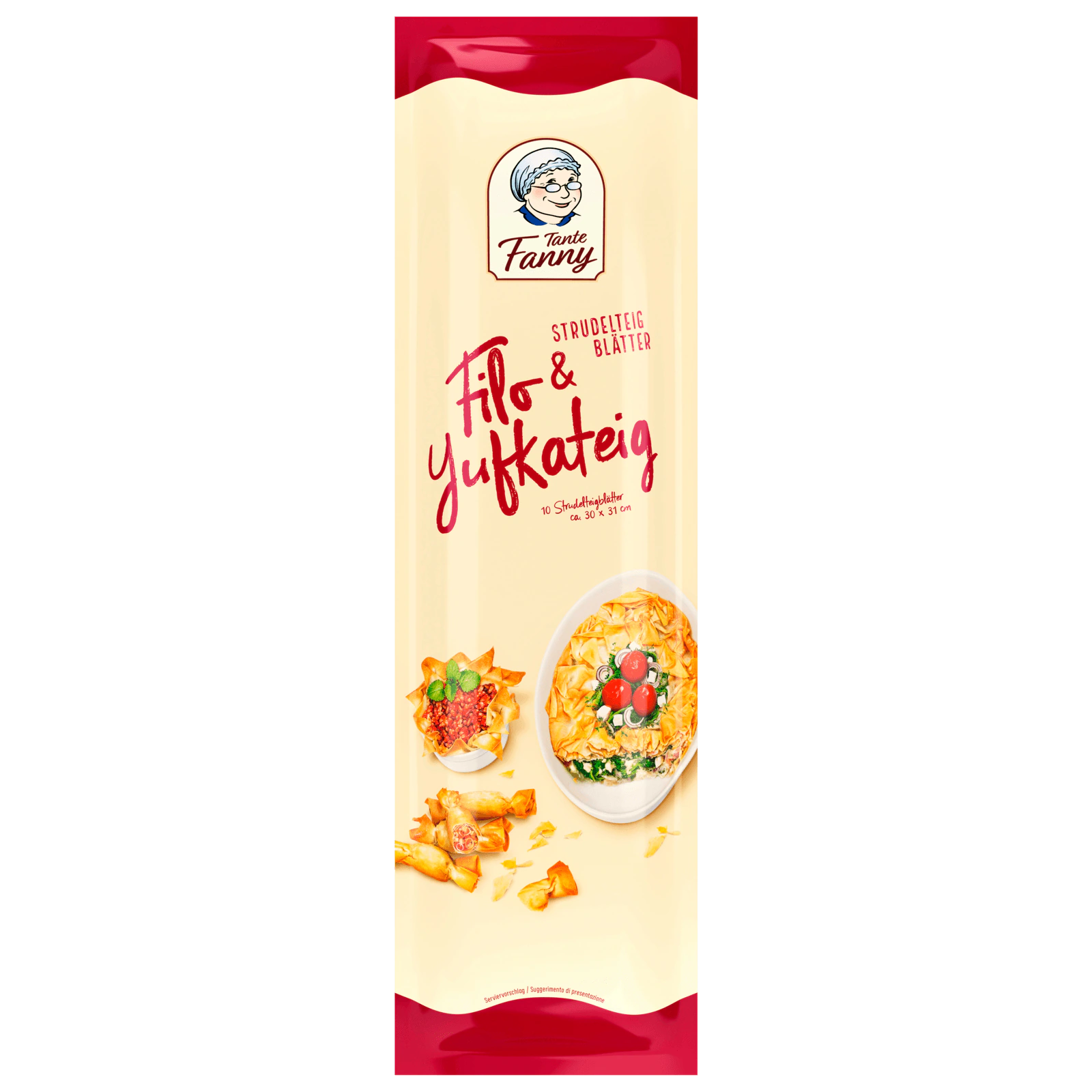 Tante Fanny Strudelteigblätter Filo & Yufkateig 250g