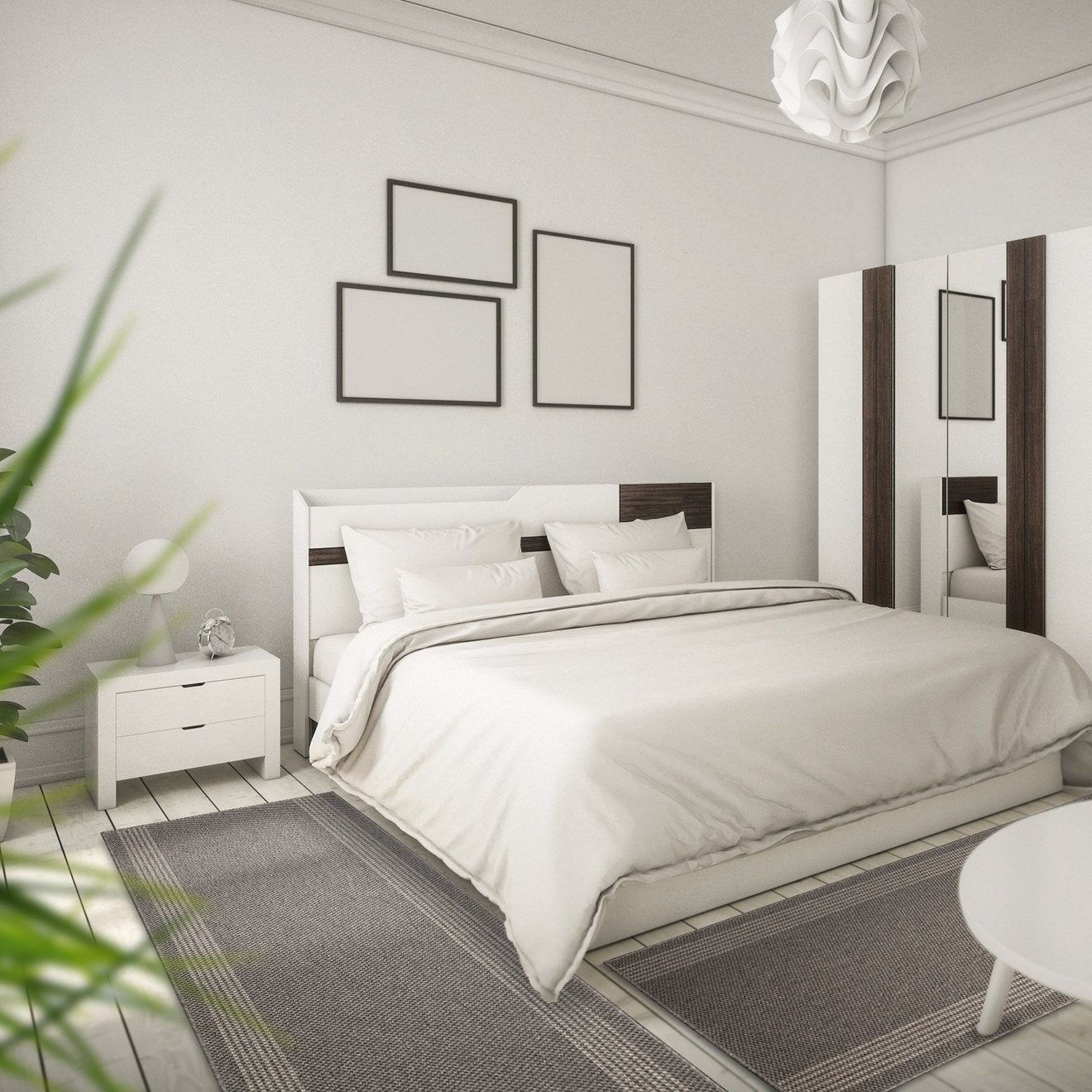 Bettumrandung Nature, Bettvorleger, ideal für das Schlafzimmer Karat, (3-tlg), in Sisal-Optik