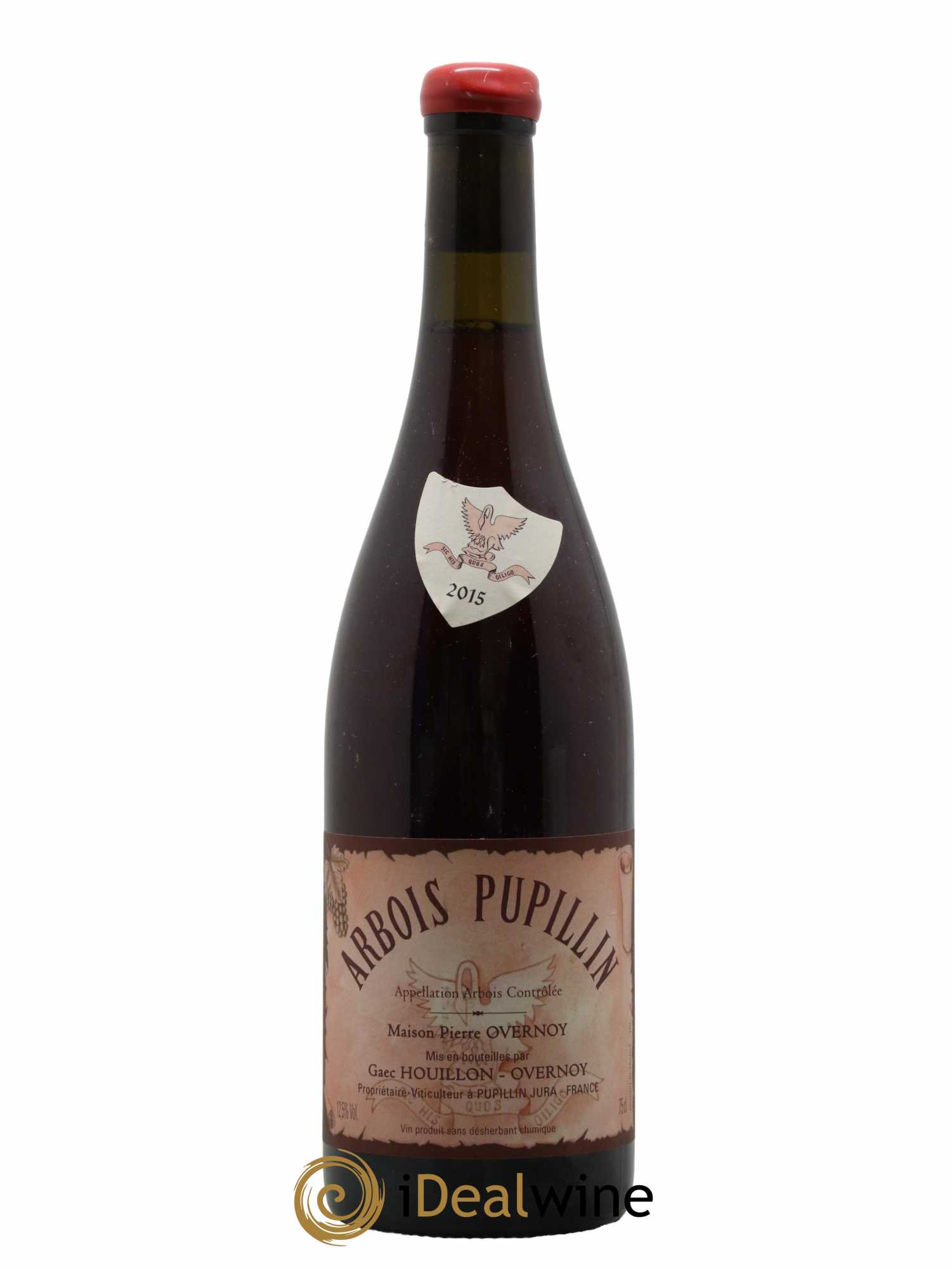 Arbois Pupillin Poulsard (cire rouge) Overnoy-Houillon (Domaine)  2015 - Lot de 1 Bouteille