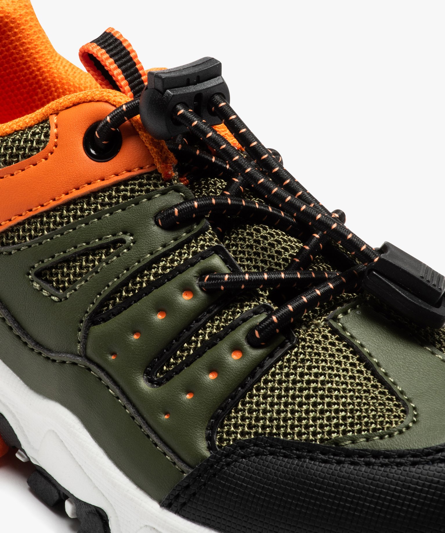 Baskets Garçon style outdoor à lacets et en mesh - Maui & ... kaki | GEMO