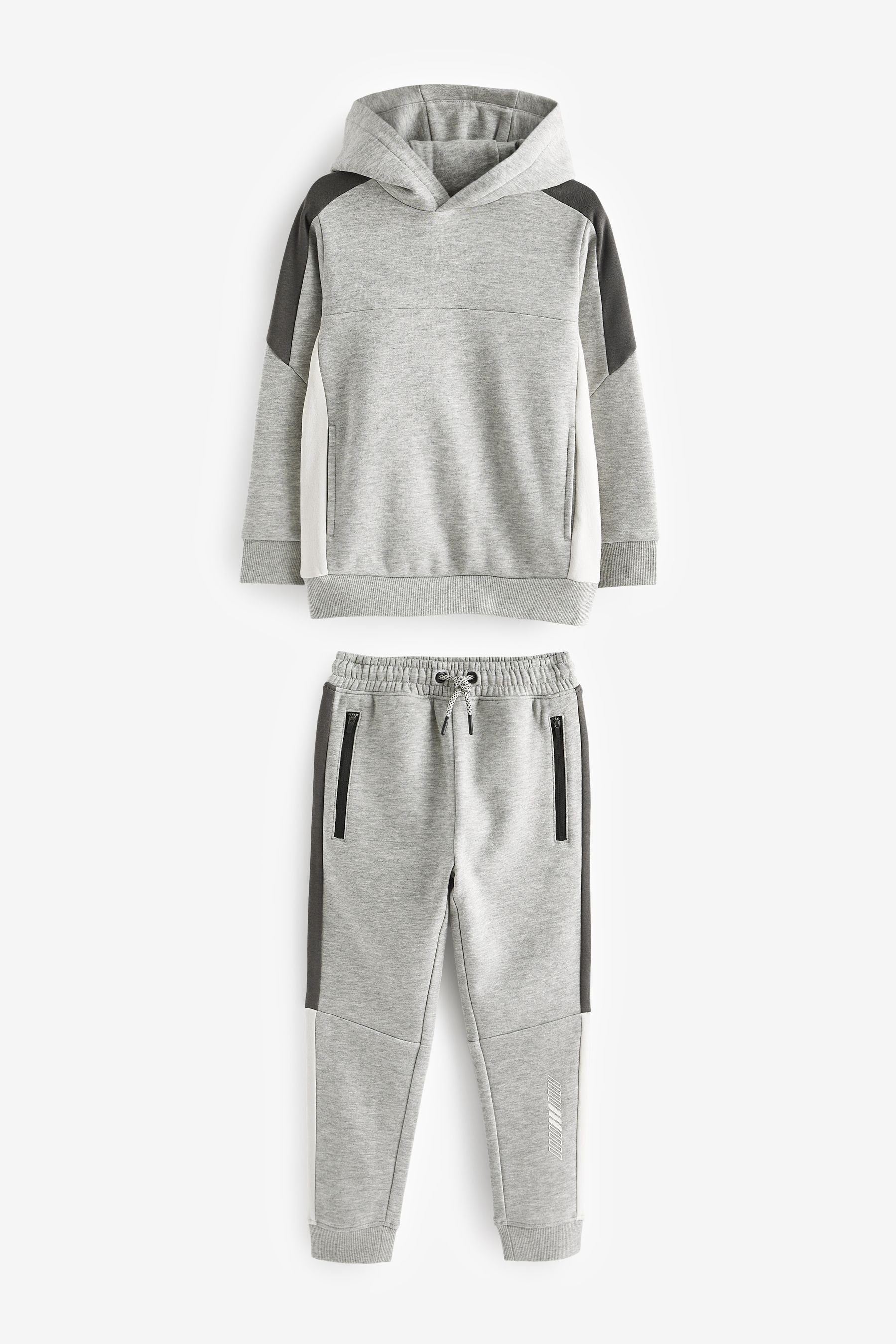 Next Sweatanzug Hoodie mit Farbblock-Design und Jogginghose (2-tlg)