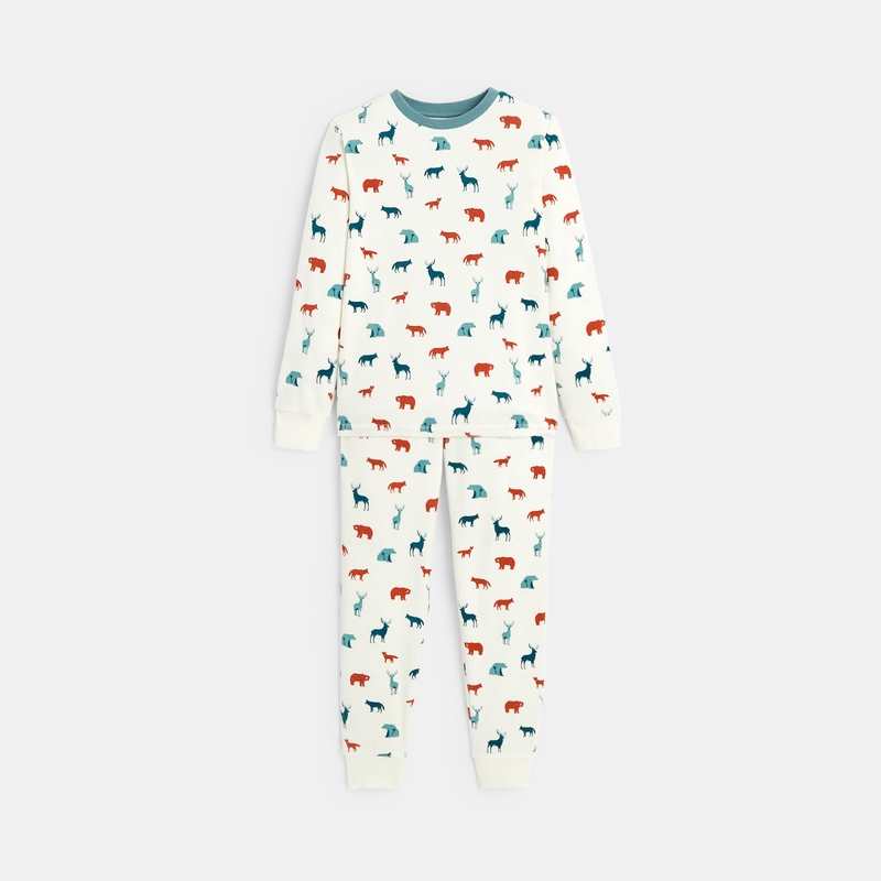 Pyjama 2 pièces en velours imprimé garçon