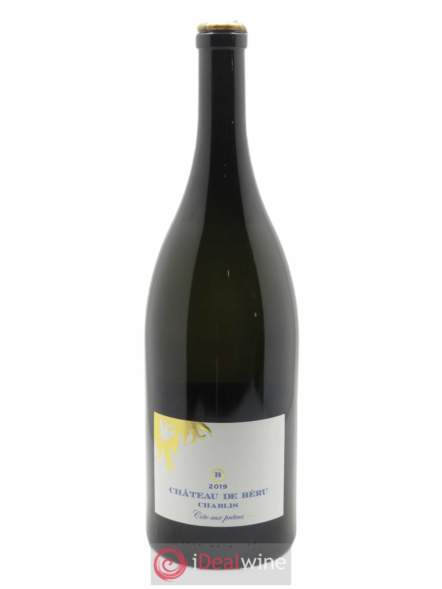 Chablis Côte aux prêtres Château de Béru  2019 - Lot de 1 Magnum