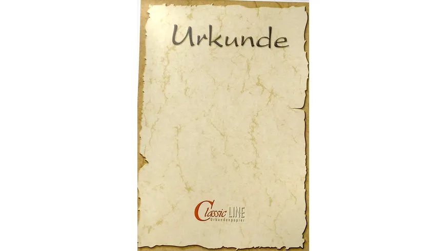 ClassicLINE Urkundenblock A4 chamois marmoriert 20 Blatt