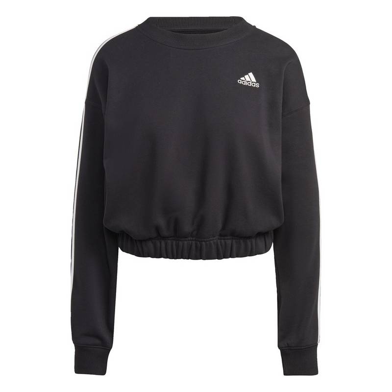 adidas Essentials 3-Streifen Crop Sweatshirt Sweatshirt Damen