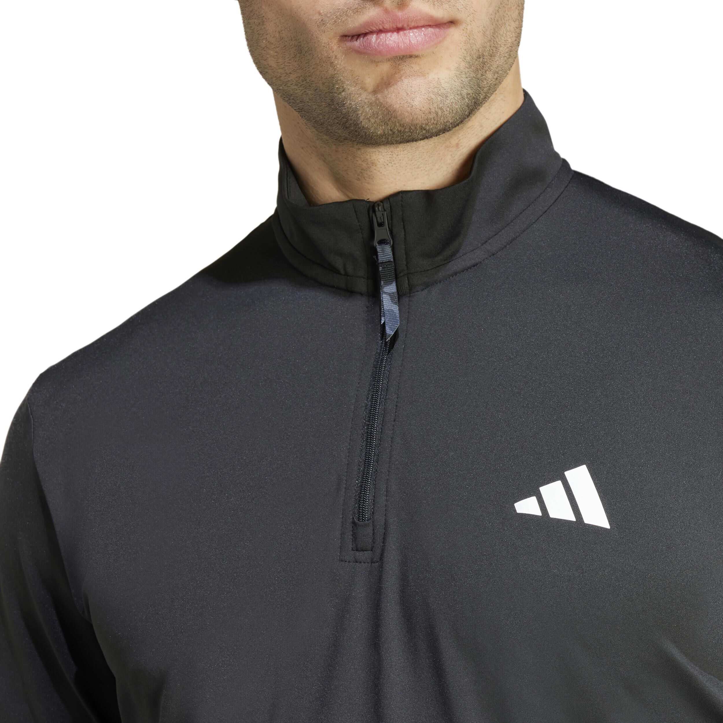 Camo Longsleeve Herren - Schwarz, Grau