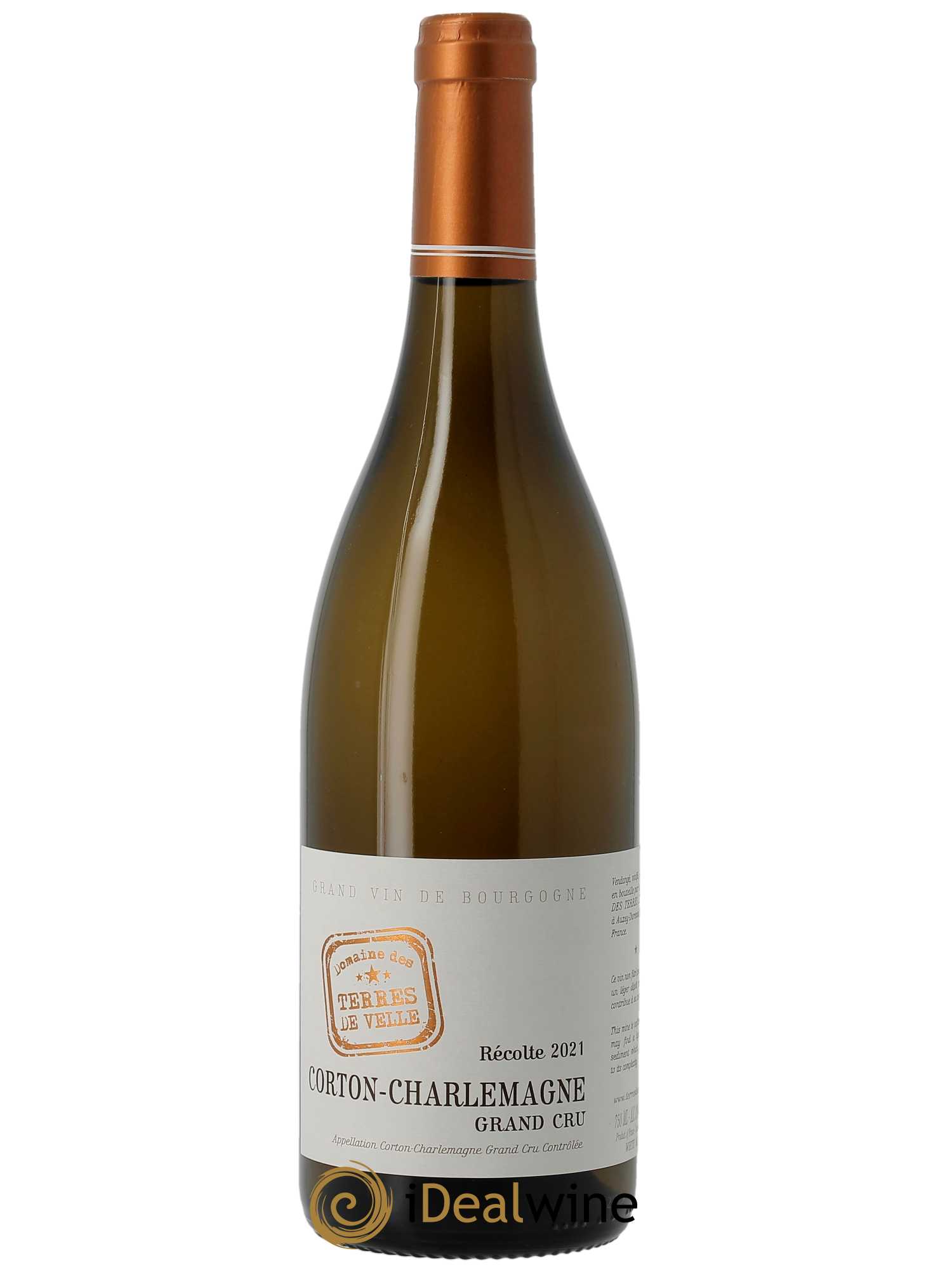 Corton-Charlemagne Grand Cru Terres de Velle  2021 - Lot de 1 Bouteille