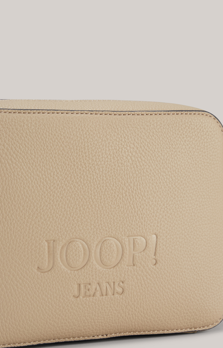 Schultertasche Lettera Cloe in Greige