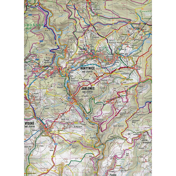 Wanderkarte Tschechien Krkonose - Wanderkarte