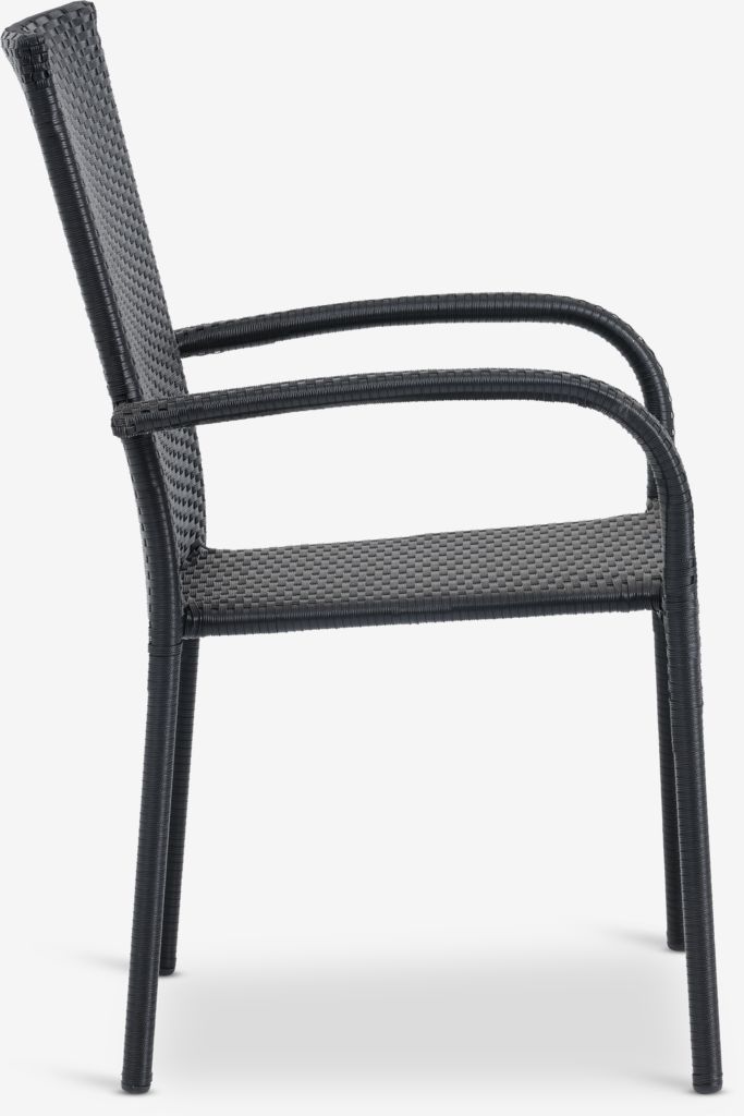 GUDHJEM GUDHJEM stacking chair, black