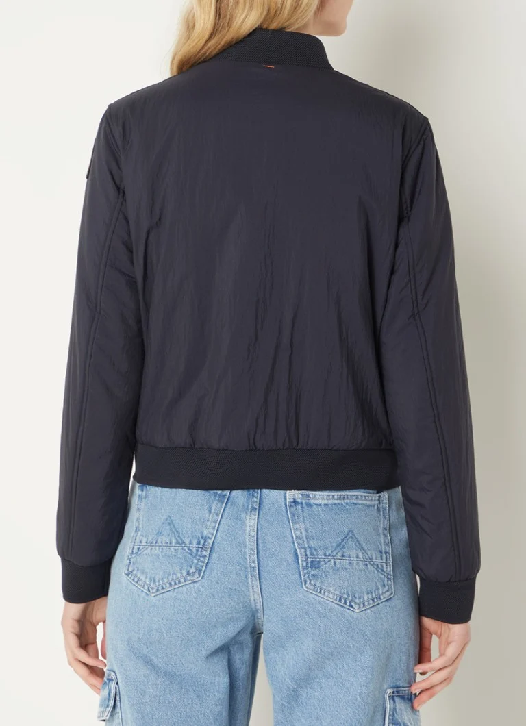 Giacca bomber Parajumpers Lux con tasche con zip e logo