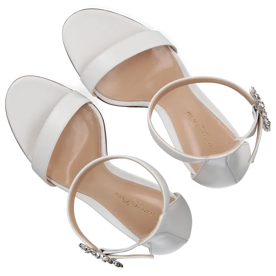 Gianvito Rossi - Sandalen PORTOFINO 105 Nappaleder - weiß