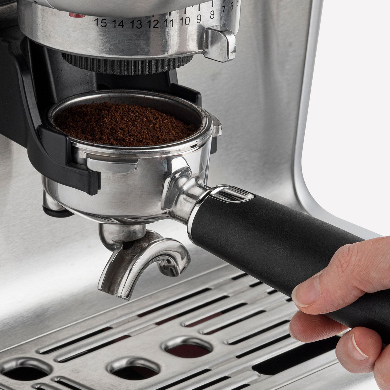 H.Koenig Espressomaschine mit 15-Stufen-Mahlwerk