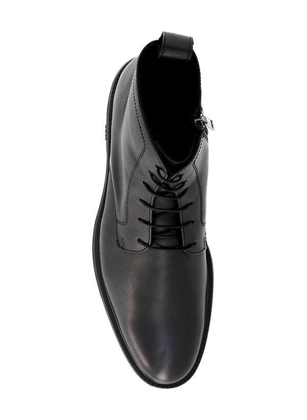 BOSS Black, Schnürboots Larry, Leder, schwarz