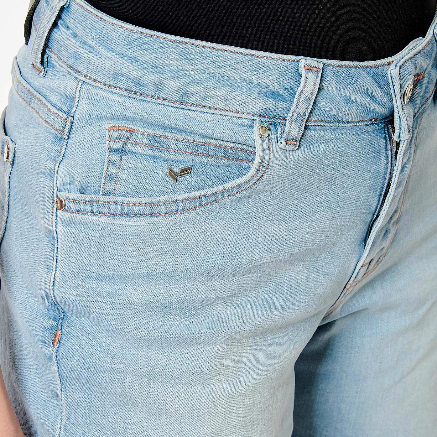 LUCA   Short en jean blanc Femme