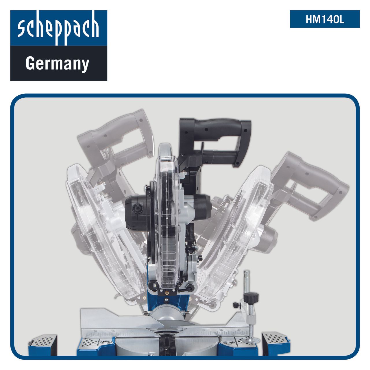 Scheppach Kapp-, Zug- und Gehrungssäge HM140L