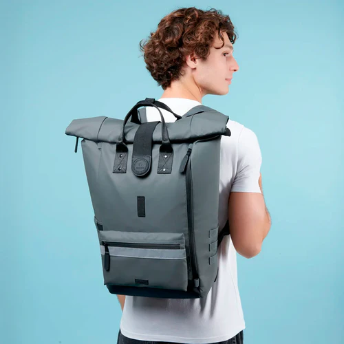 Explorer Large Budapest Grey Backpack