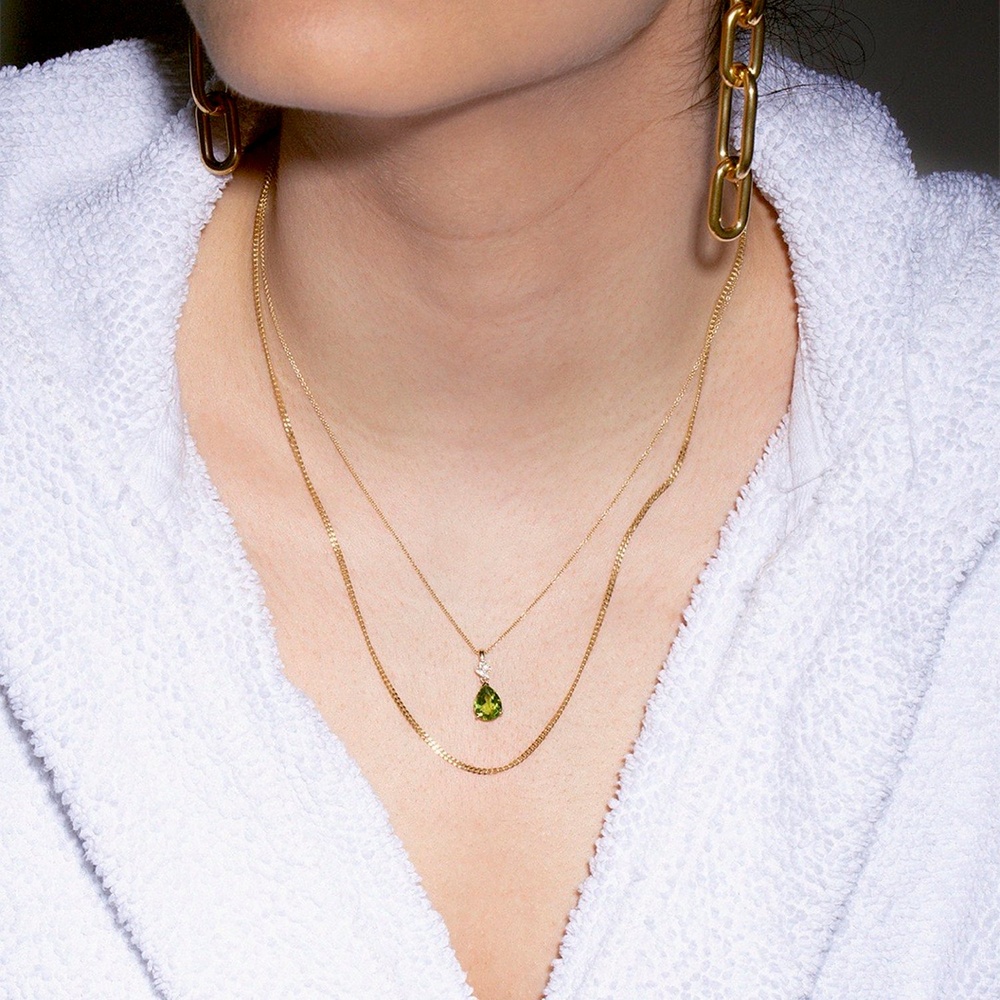 Valeria Chaînette 375 Or jaune collier