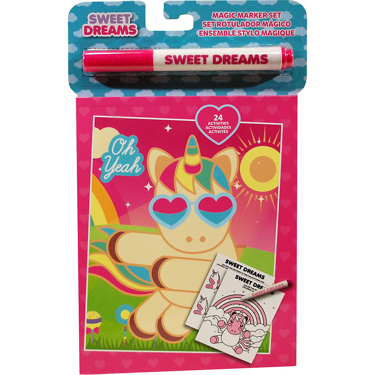 Malset Mystery Ink Unicorn, 2-tlg.