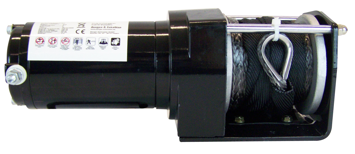 Berger & Schröter Profi-Seilwinde 12 V, 2700 kg Synthetikseil